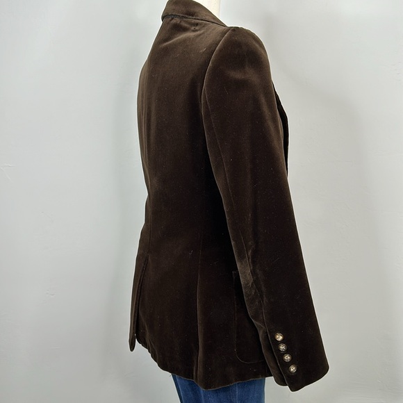 Vintage Ruth Meyers Inc. Oklahoma City Brown Velvet Blazer - Picture 3 of 7